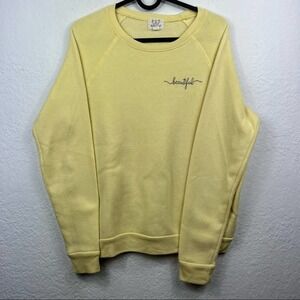 PST Los Angeles Embroidery "Beautiful" Sweater